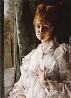 Portrait of a Woman in White by Alfred Stevens